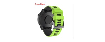 22mm 26mm Rubber Watchband Silicone Easyfit Strap For Garmin Fenix  6 Pro 6X Pr Fenix 3 HR Forerunner 935